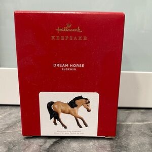 Hallmark Keepsake Buckskin Horse Ornament - Red Box